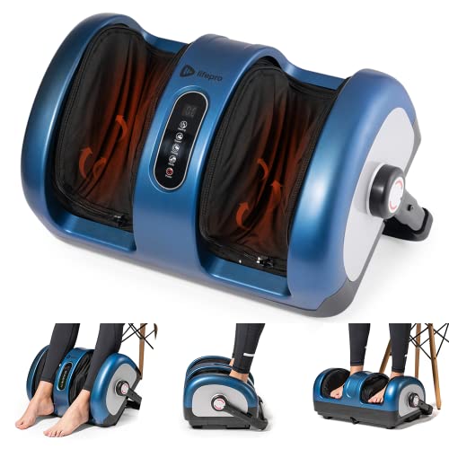 Lifepro Foot and Calf Massager - Shiatsu Foot Massager for Foot Pain Relief, Foot Massager Machine for Heat Therapy - Relieve Foot Discomforts from Plantar Fasciitis