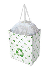 Load image into Gallery viewer, Clean Cubes 13 Gallon Disposable Sanitary Trash Cans &amp; Recycling Bins, 6 Pack (Recycle)
