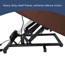 Load image into Gallery viewer, Esright Power Lift Chair Electric Recliner for Elderly Heated Vibration Massage Fabric Sofa Motorized Living Room Chair with Side Pocket and Cup Holders, USB Charge Port&amp;Massage Remote Control, Brown
