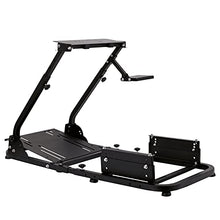 Load image into Gallery viewer, Hottoby Racing Simulator Cockpit Stand All for Fanatec/Thrustmaster/Logitech G25/G29/G920/G923 Support to PC/Xbox One/PC Gaming Simracing
