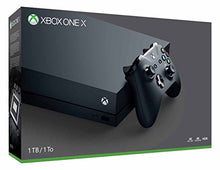 Load image into Gallery viewer, Microsoft Xbox One X 1TB, 4K Ultra HD Gaming Console, Black (Renewed) (2017 Model)
