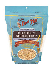 Load image into Gallery viewer, Bob's Red Mill Quick Cooking Steel Cut Oats, 22-ounce (Pack of 4)

