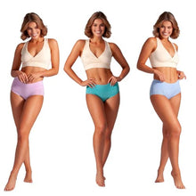 Load image into Gallery viewer, Bambody Absorbent Panty: Period Panties/Maternity &amp; Postpartum Underwear (4X-LARGE, 3 PACK (PINK/BLUE/GREEN))
