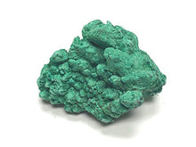 Load image into Gallery viewer, Zentron Crystal Collection Fibrous Malachite Stone - Raw Stone in Velvet Bag (Small (1-2&quot;))
