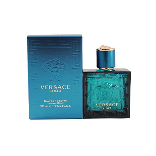 Versace Eros Eau de Toilette Spray for Men, 1.7 Ounce