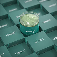 Load image into Gallery viewer, LEIUKS Green Tea Mask, Matcha Green Tea Face Mask, Deep Washing Blackhead Remover Mask, Green Tea Cleansing mask for Wrinkles, Blackheads, Pore, Acne for Women, Men - 5.3 OZ
