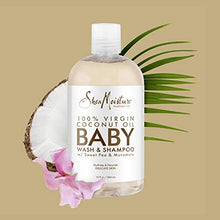 Load image into Gallery viewer, SheaMoisture Baby Wash and Shampoo for Baby 100% Virgin Coconut Oil, 13 Fl Oz
