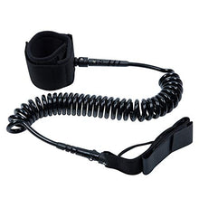 Load image into Gallery viewer, HEYTUR Surfing Surfboard Leash sup Leash Rope Stand up Paddle Board Leash Coil Surf Accessories(Black)
