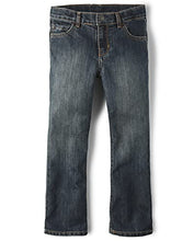 Load image into Gallery viewer, The Children's Place Boys Basic Bootcut Jeans,Dustbowl Wash Single,6
