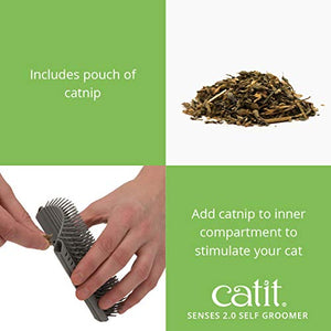 Cat Senses 2.0 Self Groomer Cat Brush – Interactive Cat Toys