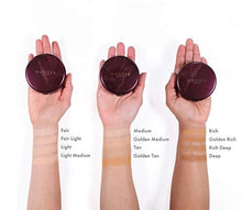 Load image into Gallery viewer, Powder Foundation - WANDER BEAUTY WANDERLUST - Light - Vegan Makeup - Lightweight Powder Foundation Covers Everything, Silky Smooth, Natural, Matte Finish, Sheer to Buildable Full Coverage
