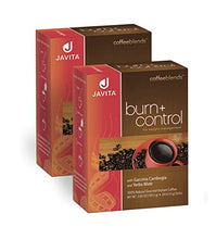 Load image into Gallery viewer, Burn + Control Coffee, Premium 100% South American Arabica, Robusta Blend Coffee, Weight Management Herbs, Garcinia Cambogia and Yerba Mate, Javita
