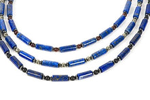 Load image into Gallery viewer, Lapis Lazuli Necklace for Men, Healing Gemstone Necklace,
