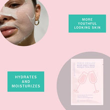 Load image into Gallery viewer, Patchology Serve Chilled Rosé Facial Sheet Mask with Hyaluronic Acid - Men and Women Face Masks Skincare Sheet for Moisturizing and Hydrating Skin - Best Face Sheets Moisturizer (1 Count)
