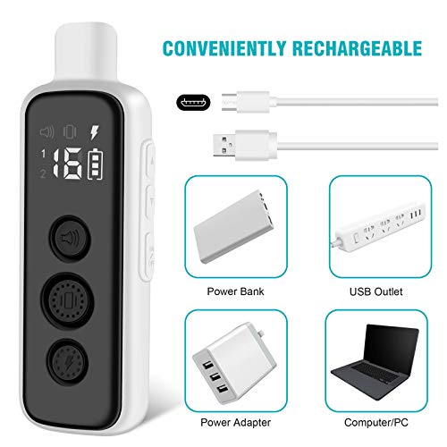 Load image into Gallery viewer, Bousnic Dog Shock Collar for 2 Dogs - ( 8-120lbs) Waterproof Rechargeable Electric Dog Training Collar with Remote for Small Medium Large Dogs with Beep Vibration Safe Shock Modes