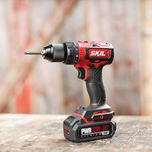 Load image into Gallery viewer, Skil 2-Tool Drill Combo Kit: PWRCore 20 Brushless 20V Cordless Drill Driver and 1/4 Inch Hex Impact Driver, Includes 2.0Ah Lithium Battery and PWRJump Charger - CB743701
