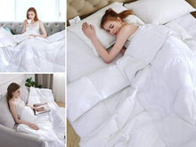 Load image into Gallery viewer, Maple Down Duvet Insert King Size, Down Alternative Comforter Quilted with Corner Tabs for All Season, Soft &amp; Breathable Cotton Surface Machine Washable White
