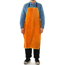 Load image into Gallery viewer, Cowhide Leather Welding Apron Welder Protection Clothe Mechanic Protector Gear
