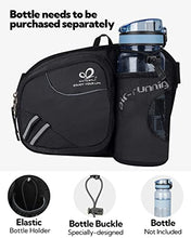Load image into Gallery viewer, WATERFLY Hiking Waist Bag Fanny Pack with Water Bottle Holder for Men Women Running &amp; Dog Walking Fit All Phones (Bottle Not Included)
