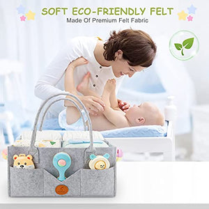 Inflatable Travel Foot Rest Pillow (2 PAK ) + Portable Nursery Caddy Bin with Handle