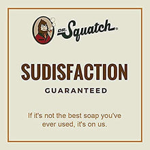 Load image into Gallery viewer, Dr. Squatch All Natural Bar Soap for Men, 5 Bar Variety Pack - Alpine Sage, Bay Rum, Bourbon, Eucalyptus and Goat&#39;s Milk
