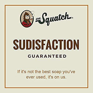 Dr. Squatch All Natural Bar Soap for Men, 5 Bar Variety Pack - Alpine Sage, Bay Rum, Bourbon, Eucalyptus and Goat's Milk