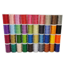 Load image into Gallery viewer, 40 Brother Colors Polyester Embroidery Machine Thread Kit 200M (210Y) Each Spool for Brother Babylock Janome Singer Pfaff Husqvarna Bernina Embroidery and Sewing Machines
