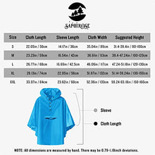 Load image into Gallery viewer, Waterproof Rain Gear Poncho for Boys Girls(Blue,XX-Large)
