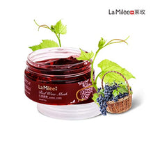 Load image into Gallery viewer, Lamilee Red Wine Face Mask Moisturizing Brightening Purifying Skin Shrink Pores Mask Facial Care Red-Wine 3.5 ounce
