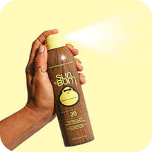 Load image into Gallery viewer, Sun Bum Original SPF 30 Sunscreen Spray |Vegan and Reef Friendly (Octinoxate &amp; Oxybenzone Free) Broad Spectrum Moisturizing UVA/UVB Sunscreen with Vitamin E | 6 oz
