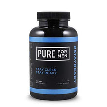 Load image into Gallery viewer, Pure for Men - The Original Vegan Cleanliness Fiber Supplement - Proven Proprietary Formula (120 Capsules with Aloe)
