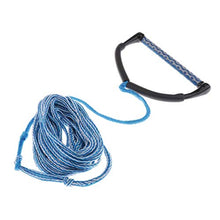 Load image into Gallery viewer, CUTICATE 75ft Water Ski Rope Tow Harness Rope with Floatable Handle for Wake Surf Wakeboard Knee Board Wakeskate Surfing Wakesurf and More
