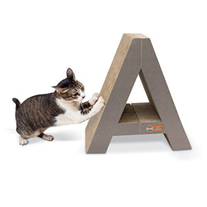 K&H Pet Products Stretch n' Scratch Cardboard Cat ScratcherToy 9” x 14” x 15”