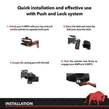 Load image into Gallery viewer, AMPLOCK U-BRP2: 2&#39;&#39; RV Lock/Trailer Coupler Lock/Boat Trailer Lock (fits on Specific 2 inches Coupler Only)
