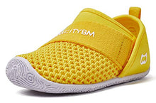 Load image into Gallery viewer, Baby Sneakers Girls Boys Mesh First Walkers Shoes 6 9 12 18 24 Months Yellow Size 12-18 Months Infant
