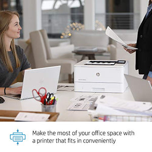 HP LaserJet Pro M404dw Monochrome Wireless Laser Printer with Double-Sided Printing, Works with Alexa (W1A56A)