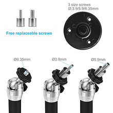 Load image into Gallery viewer, YiePhiot Mini Ceiling Wall Projector Mount Stand Compatible with QKK, DR.J, DBPOWER, Anker, VANKYO, AAXA, Jinhoo, PVO, TMY, AuKing and Most Other Mini Projector (175mm, Black)
