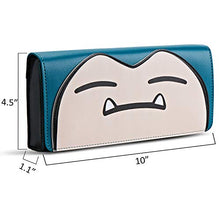 Load image into Gallery viewer, FUNLAB Switch Case for Nintendo Switch/Switch OLED,Cute Leather Travel Carrying Clutch with Game Holder for Pokemon Fans
