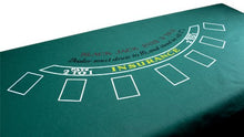 Load image into Gallery viewer, Casino Game Night | 4-in-1 Gambling Game Felts | Texas Hold 'Em, Blackjack, Roulette, Craps | Felts Only

