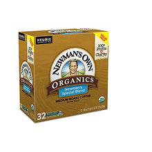 Load image into Gallery viewer, Newman's Own Organics Special Blend, Single-Serve Keurig K-Cup Pods, Medium Roast Coffee, 32 Count
