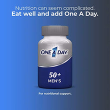 Load image into Gallery viewer, One A Day Men’s 50+ Multivitamins, Supplement with Vitamin A, Vitamin C, Vitamin D, Vitamin E and Zinc for Immune Health Support*, Calcium &amp; more, 175 count
