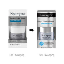 Load image into Gallery viewer, Neutrogena Rapid Wrinkle Repair Retinol Regenerating Anti-Aging Face Cream &amp; Hyaluronic Acid; Anti-Wrinkle Retinol Moisturizer &amp; Neck Cream, with Hyaluronic Acid &amp; Retinol, 1.7 oz
