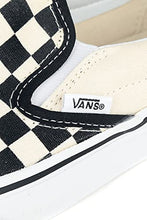 Load image into Gallery viewer, Vans Unisex Adults' Classic Slip On, Black And White Checker/White, 6.5 Men US / 8 Women US
