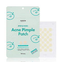 Load image into Gallery viewer, HARUTO BEAUTY Original Acne Pimple Patch -(92 patches /1Pack), Tea tree, Hydrocolloid spot healing patch, Invisible blemish spot treatment, Absolving sebum quick &amp; easy patches for face
