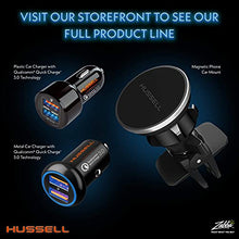 Load image into Gallery viewer, Hussell Car Charger Adapter - 3.0 Portable USB w/Fast Charge Technology &amp; Dual Ports - Compatible w/Apple iPhone, Android, Tablet or Other USB Device
