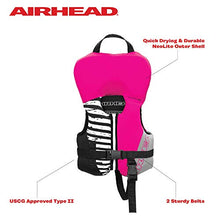 Load image into Gallery viewer, Airhead Infant&#39;s WICKED Kwik-Dry Neolite Flex Life Vest, Hot Pink, Model:10077-01-C-HP
