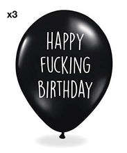 Load image into Gallery viewer, Funny Party Pieces Abusive Birthday Balloons - Pack Of 12 Different Funny Offensive Balloons (For Her)
