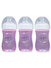 Load image into Gallery viewer, Avent 3-Pack Natural Wide-Neck Bottles - pink, one size
