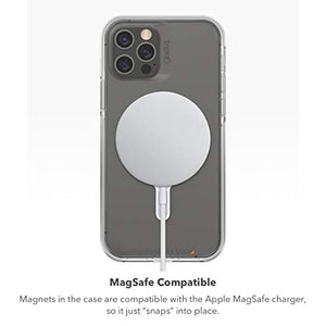 Gear4 Crystal Palace Snap Case - Crystal Clear Impact Protection with MagSafe Compatibility for Apple iPhone 13 Mini - Clear (702008198)
