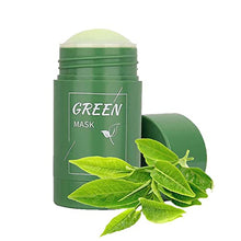 Load image into Gallery viewer, Green Tea Mask Moisturizes Oil Control Green Tea Purifying Clay Stick Mask Deep Cleansing Smearing Clay Mask Moisturizing Nourishing Skin Deep Clean Pore for All Skin Types Men Women
